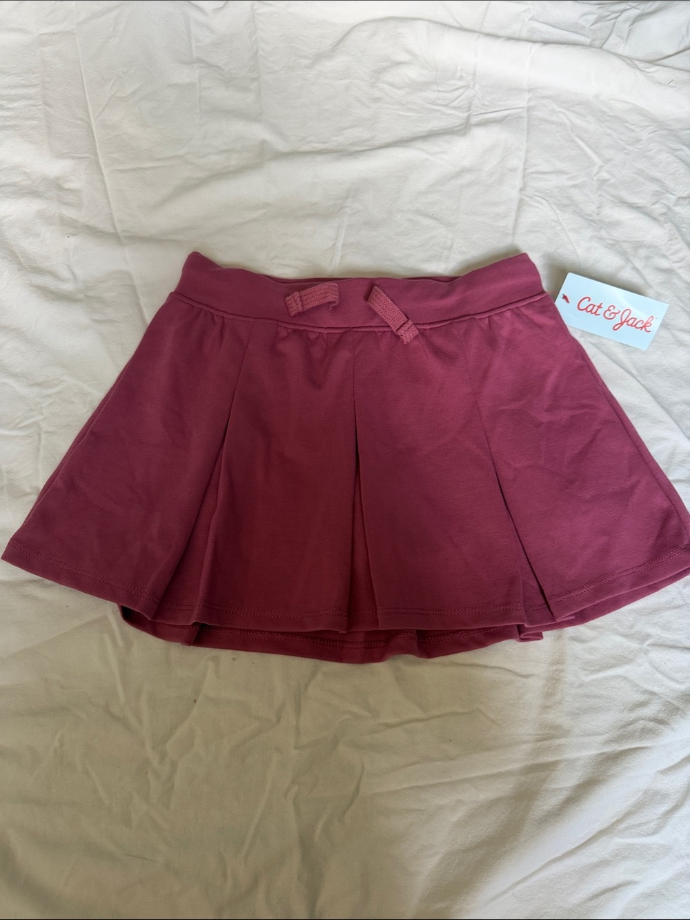 Cat & Jack Rose-Pink Pleated Skort